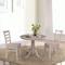 International Concepts Round 36 in Rd Extension Dining Table, 2 Emily Chairs, Washed Gray Taupe, 36 in W, 48 in L, Wood K09-36RXT-C617-2 - alternate 2